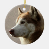 Alaskan Malamute Dog Keramisch Ornament (Voorkant)