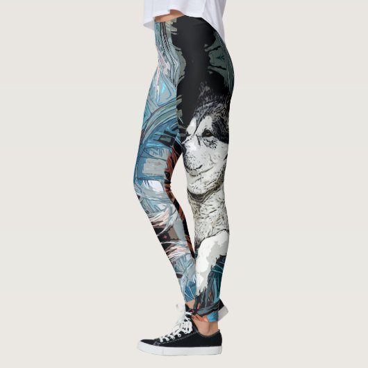 Alaskan Malamute Dog Leggings (Links)