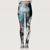 Alaskan Malamute Dog Leggings (Voorkant)