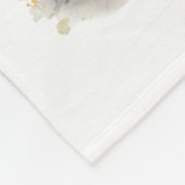 Alaskan Malamute Dog Mom Floral Fleece Deken (Hoek)