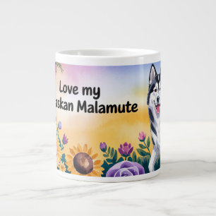 Alaskan Malamute Dog Owner Gift Grote Koffiekop