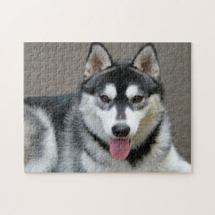 Alaskan Malamute Dog Photo Afbeelding Legpuzzel
