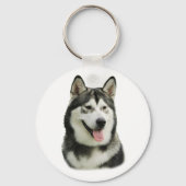 Alaskan Malamute dog Sleutelhanger (Voorkant)