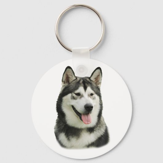 Alaskan Malamute dog Sleutelhanger (Voorkant)