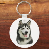 Alaskan Malamute dog Sleutelhanger (Voorkant)