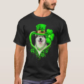 Alaskan Malamute Dog St Patricks Day Lover Irish S T-shirt (Voorkant)