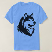 Alaskan Malamute Dog T-shirt (Design voorkant)