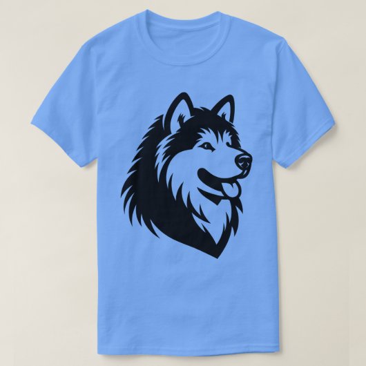 Alaskan Malamute Dog T-shirt (Design voorkant)