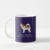 Alaskan Malamute Dog Thinking of You Design Koffiemok (Links)