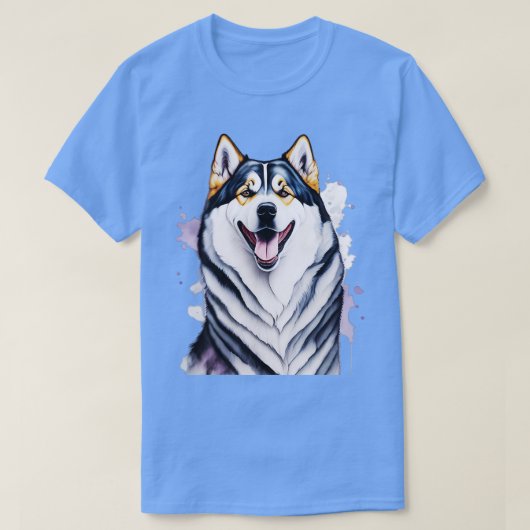 Alaskan Malamute Dog TShirt 2 (Design voorkant)