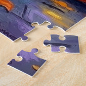 Alaskan Malamute Dogs Trick-or-Treating Halloween Legpuzzel (Zijkant)