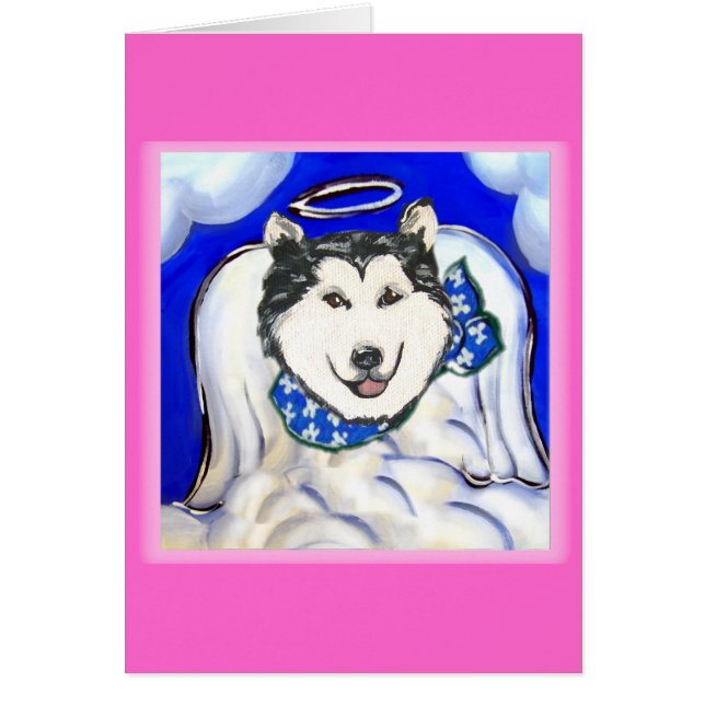 Alaskan Malamute Engel (Voorkant)