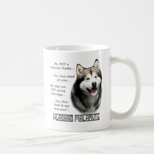 Alaskan Malamute FAQ Koffiemok (Rechts)