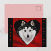 Alaskan Malamute Feestdagenkaart (Voorkant / Achterkant)