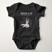 Alaskan Malamute Funny Dog Owner Romper (Voorkant)