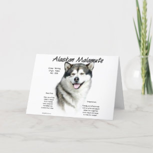 Alaskan Malamute Geschiedenis, Alles over Malamute Feestdagen Kaart
