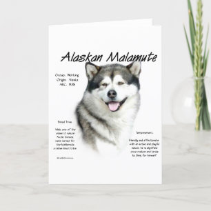 Alaskan Malamute Geschiedenis, Alles over Malamute Feestdagen Kaart