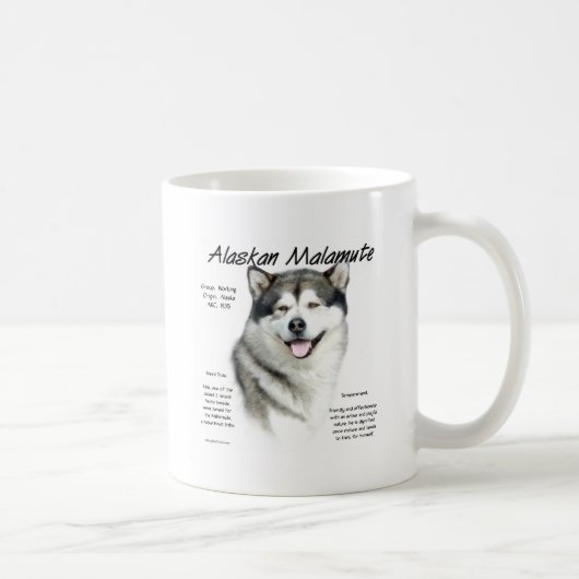 Alaskan Malamute Geschiedenis, Alles over Malamute Koffiemok (Rechts)