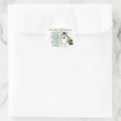 Alaskan Malamute Gifts Ronde Sticker (Tas)