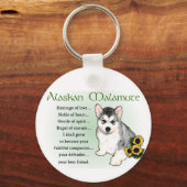 Alaskan Malamute Gifts Sleutelhanger (Voorkant)