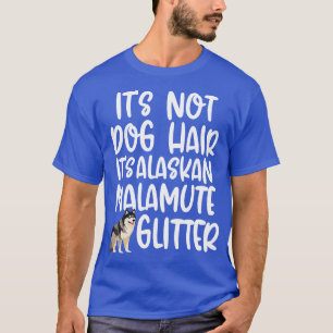 Alaskan Malamute Glitter T-shirt