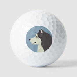 Alaskan Malamute Golfballen