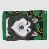 Alaskan Malamute Golfhanddoek (Horizontaal)