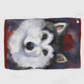 ALASKAN MALAMUTE GOLFHANDDOEK (Horizontaal)