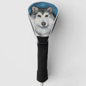 Alaskan Malamute Golfheadcover (Voorkant)