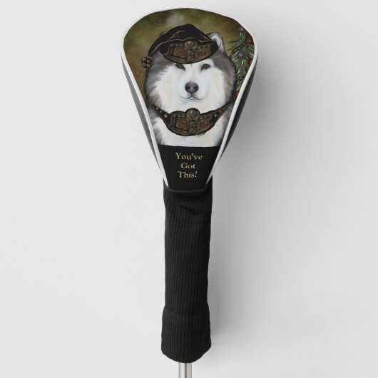Alaskan Malamute Golfheadcover (Voorkant)