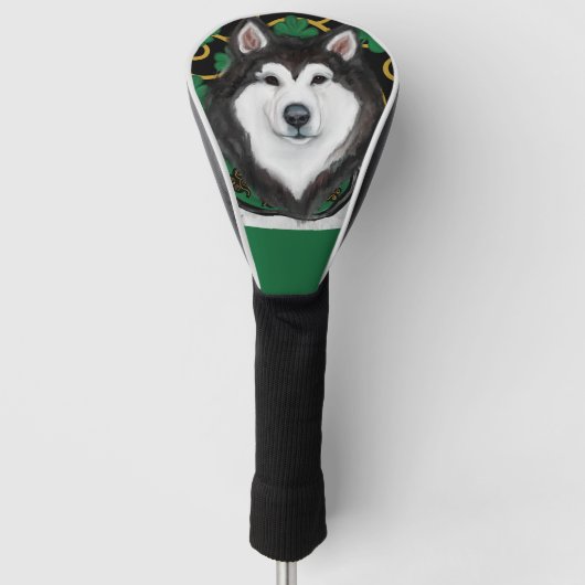 Alaskan Malamute Golfheadcover (Voorkant)