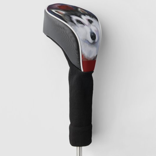 ALASKAN MALAMUTE GOLFHEADCOVER (Schuin)