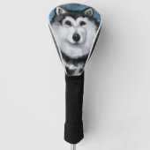 Alaskan Malamute Golfheadcover (Voorkant)