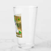 Alaskan Malamute Goud Gelukkig St. Patrick's Dag Glas (Links)