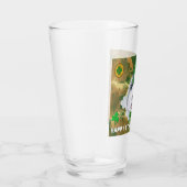 Alaskan Malamute Goud Gelukkig St. Patrick's Dag Glas (Rechts)