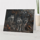 Alaskan Malamute Halloween Nacht Doggy Delight Kaart (Voorkant)