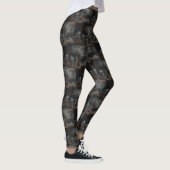 Alaskan Malamute Halloween Nacht Doggy Delight Leggings (Rechts)