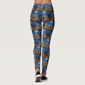Alaskan Malamute Halloween Spooky Leggings (Achterkant)