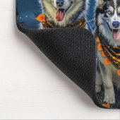 Alaskan Malamute Halloween Spooky Muismat (Hoek)