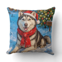 Alaskan Malamute Holiday