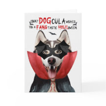 Alaskan Malamute Hond Grappig Count DOGcula Hallow