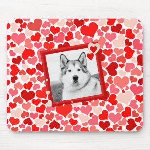 Alaskan Malamute Hond Hart Mousepad Muismat