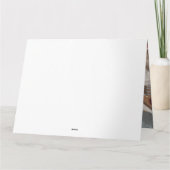 Alaskan Malamute Hond in Sneeuw Kerstmis Kaart (Achterkant)