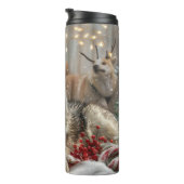 Alaskan Malamute Hond Kerstfeest Thermosbeker (Geroteerd rechts)