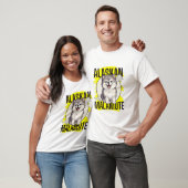 Alaskan Malamute hond T-shirt (Unisex)