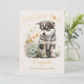 Alaskan Malamute hondenadoptie, Gotcha-dag Kaart (Staand voorkant)