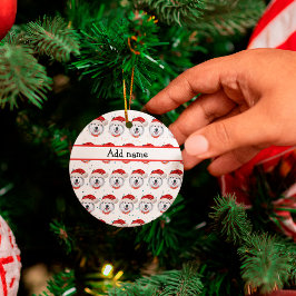 Alaskan Malamute hondenras Kerststerren Keramisch Ornament