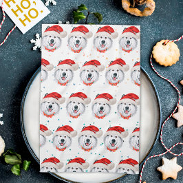 Alaskan Malamute hondenras Kerststerren Theedoek