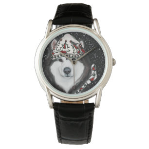 Alaskan Malamute Horloge