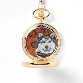 ALASKAN MALAMUTE HORLOGE